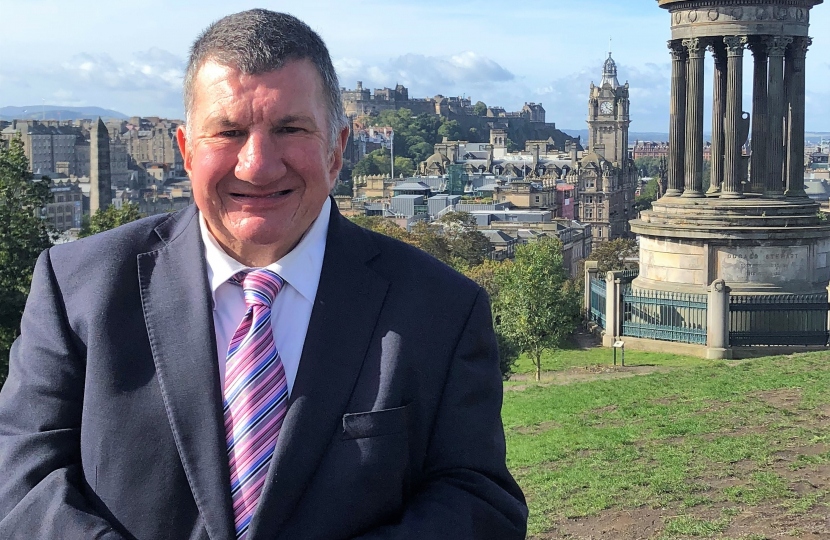 Jeremy Balfour at Calton Hill