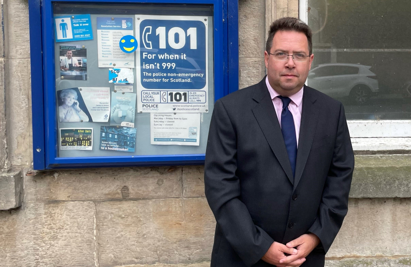 Craig at Haddington Police Station