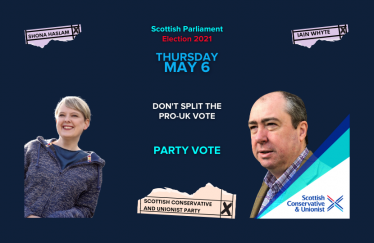 Vote for Scottish Conservative on the 6th May